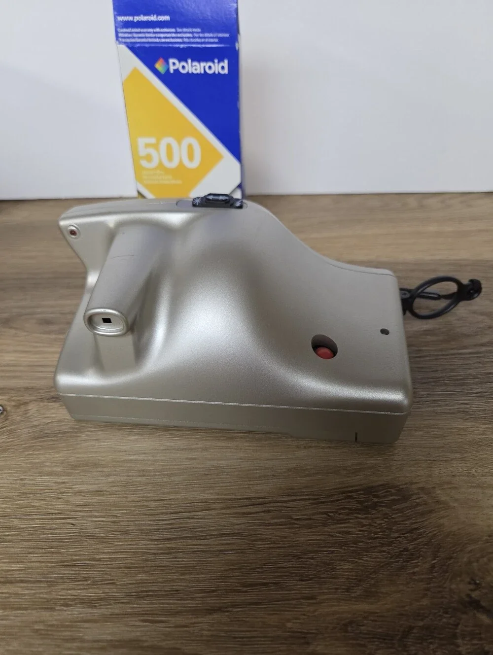 Polaroid JOYCam Silver Instant Camera with Black Accents